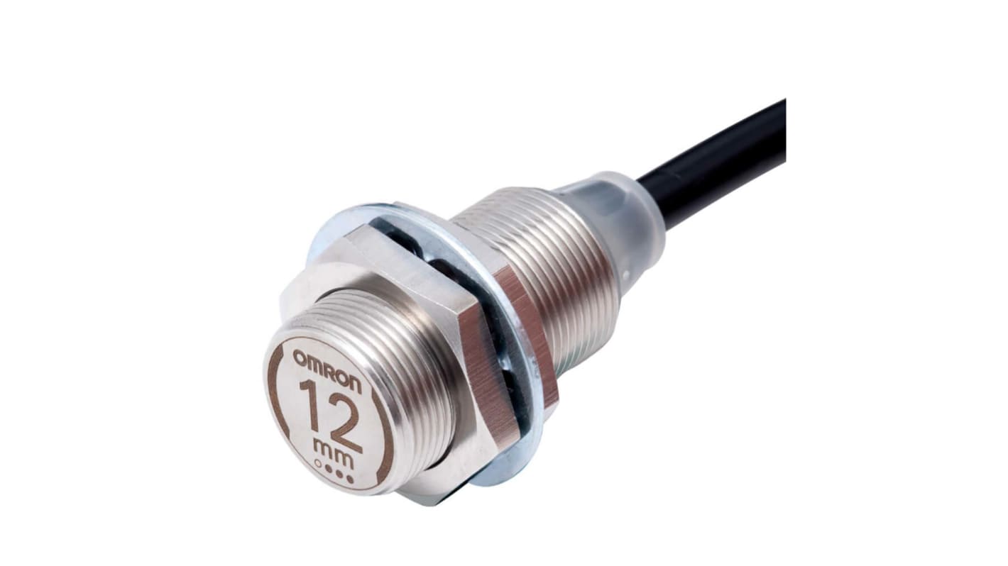Rs-Online Sensore di prossimità Cilindro filettato Omron M18 rilevamento 12 mm 10 → 30 V CC