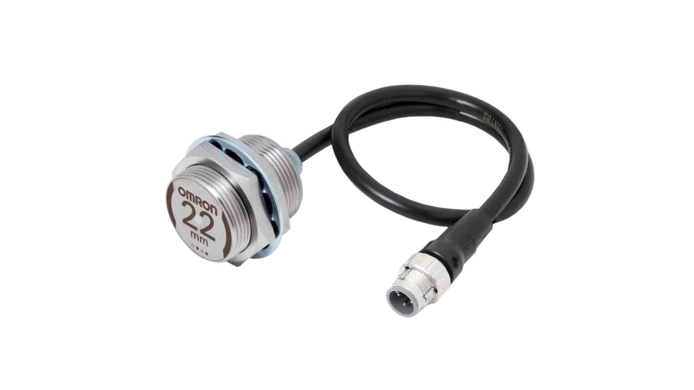 Rs-Online Sensore di prossimità Cilindro filettato Omron M30 rilevamento 22 mm 10 → 30 V CC