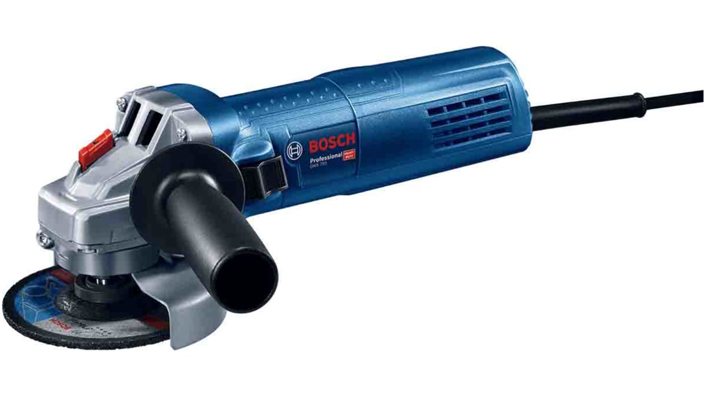 Bosch GWS 750 115mm Corded Angle Grinder, UK Plug