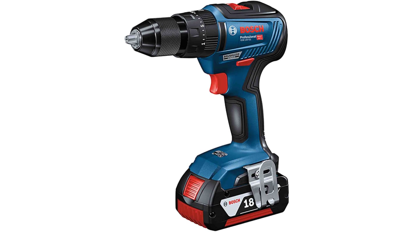 Bosch GSB Autolock 18V Cordless Hammer Drill Li-ion, Type G - British 3-Pin