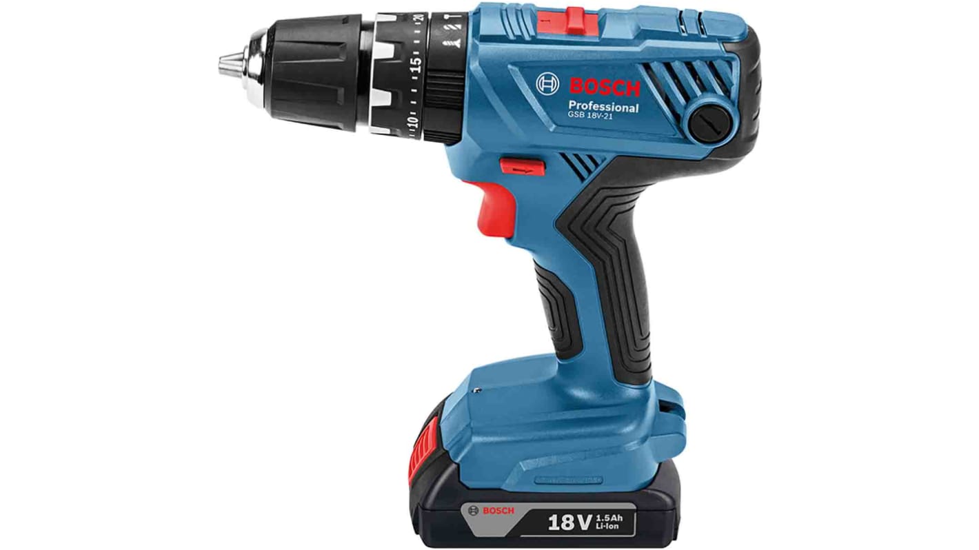 Bosch GSB Autolock 18V Cordless Combi Drill Li-ion, Type G - British 3-Pin