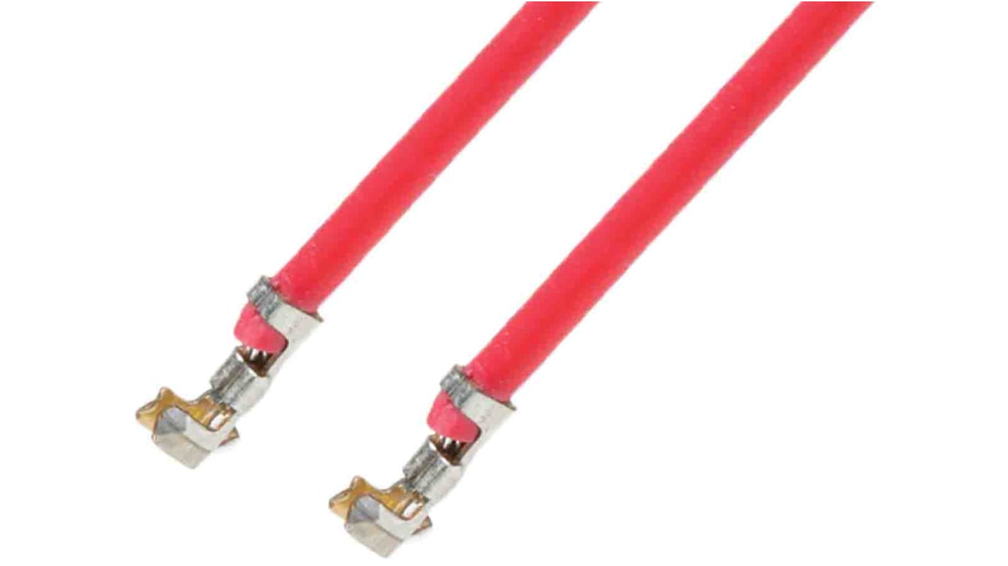 Molex Female PicoBlade to Female PicoBlade Crimped Wire, 150mm, 0.14mm², Red