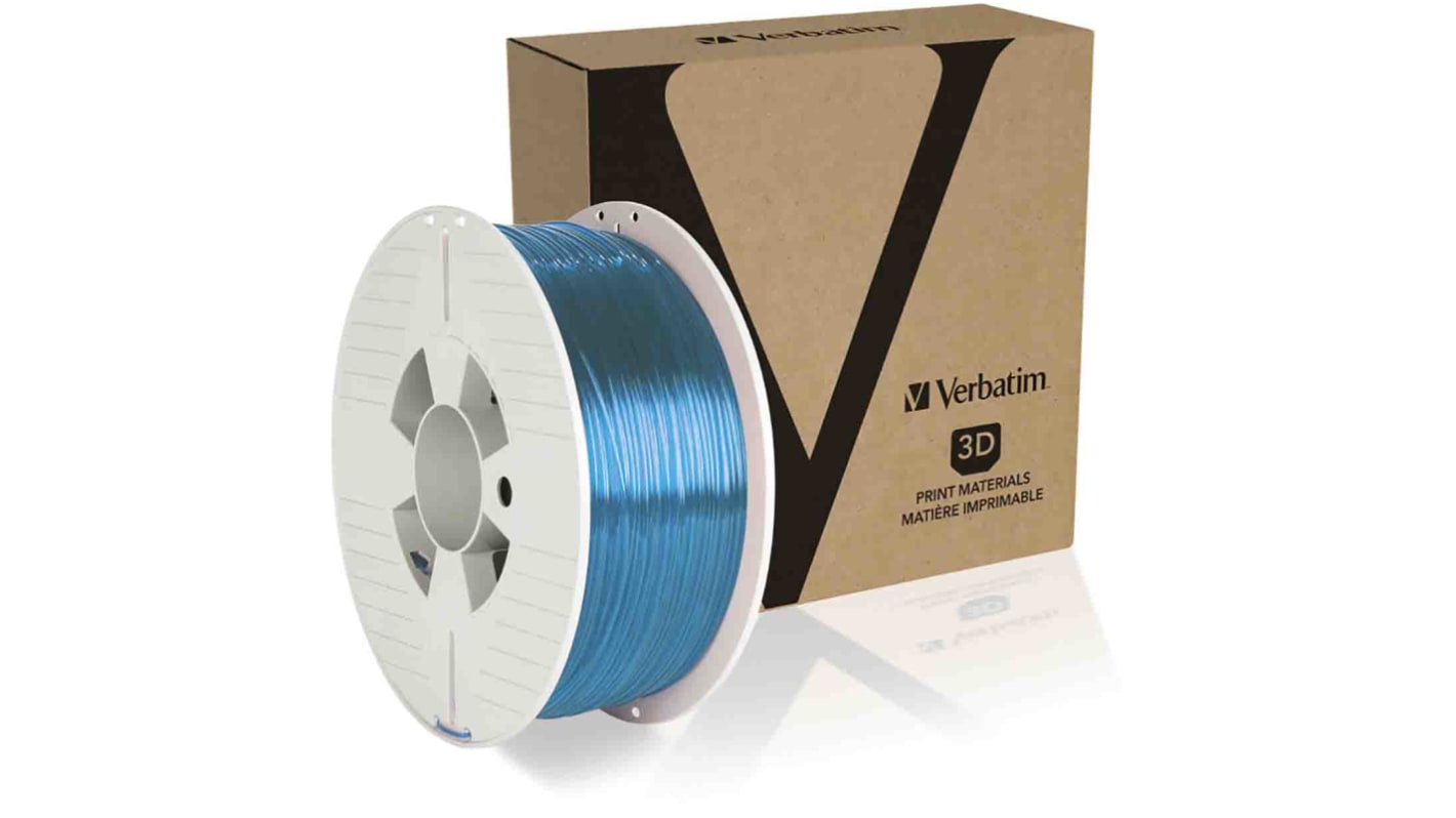 Filament do drukarki 3D PET-G Ø 1.75mm 1kg Niebieski Verbatim
