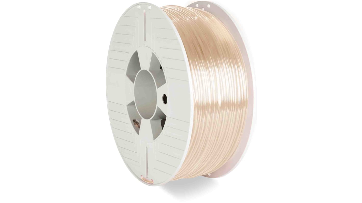 Verbatim 2.85mm Transparent PET-G 3D Printer Filament, 1kg