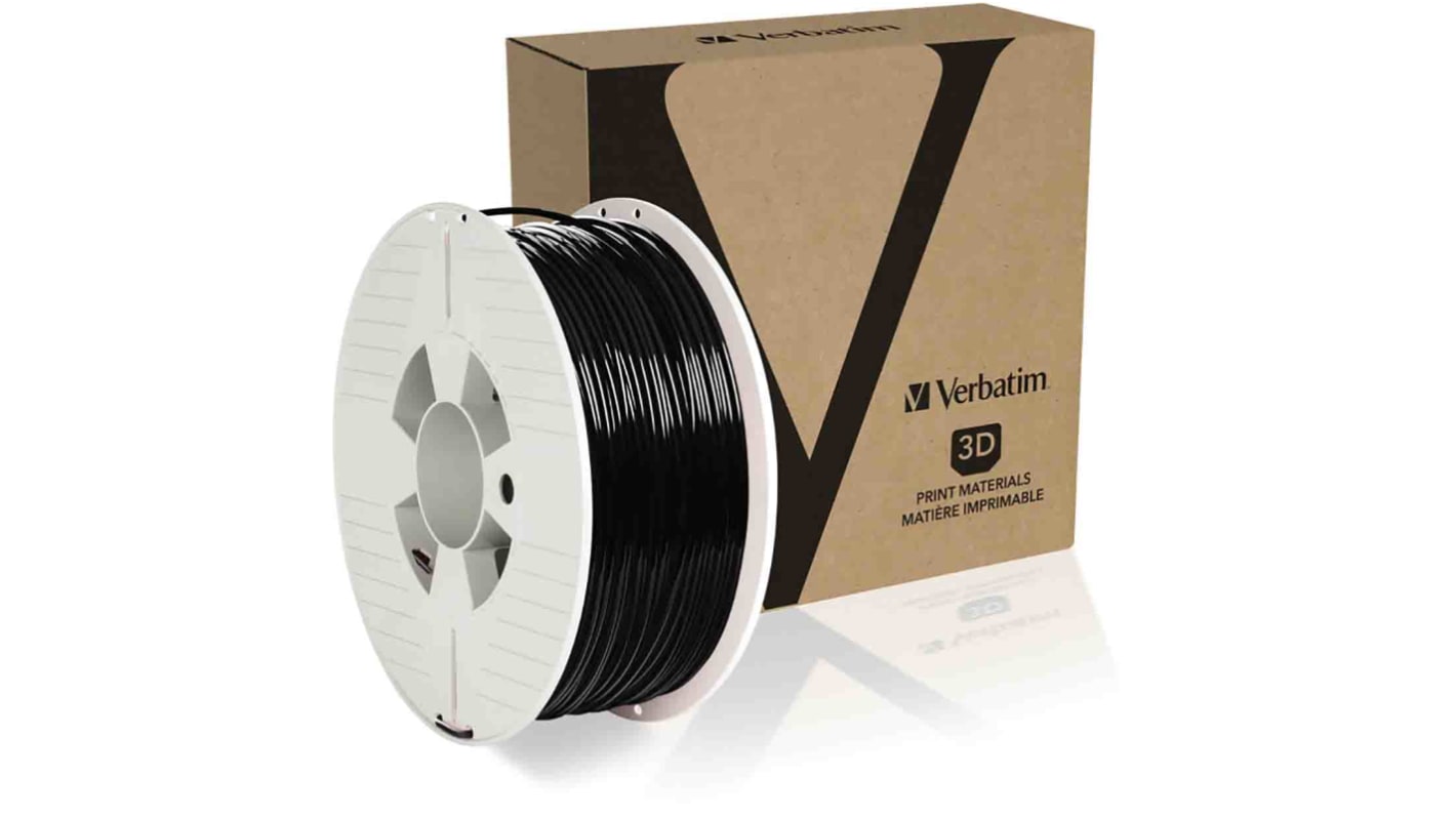 Filament do drukarki 3D PET-G Ø 2.85mm 1kg Czarny Verbatim