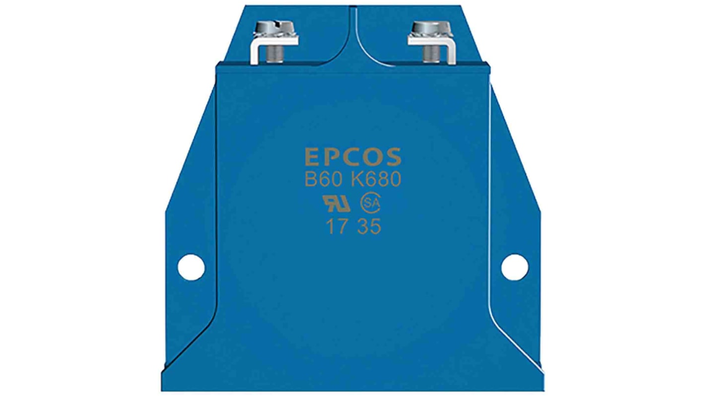 Varistor EPCOS B722, tensión de ruptura 1100V, 1800J, 2.6nF