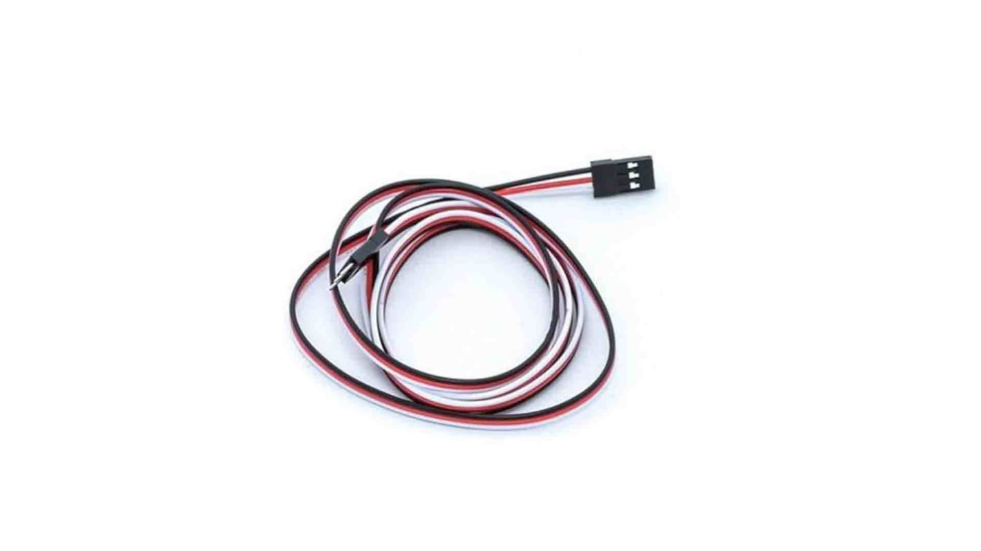 Rextensioncable, 1000mm Insulated Breadboard Jumper Wire Kit in Black, Red, White