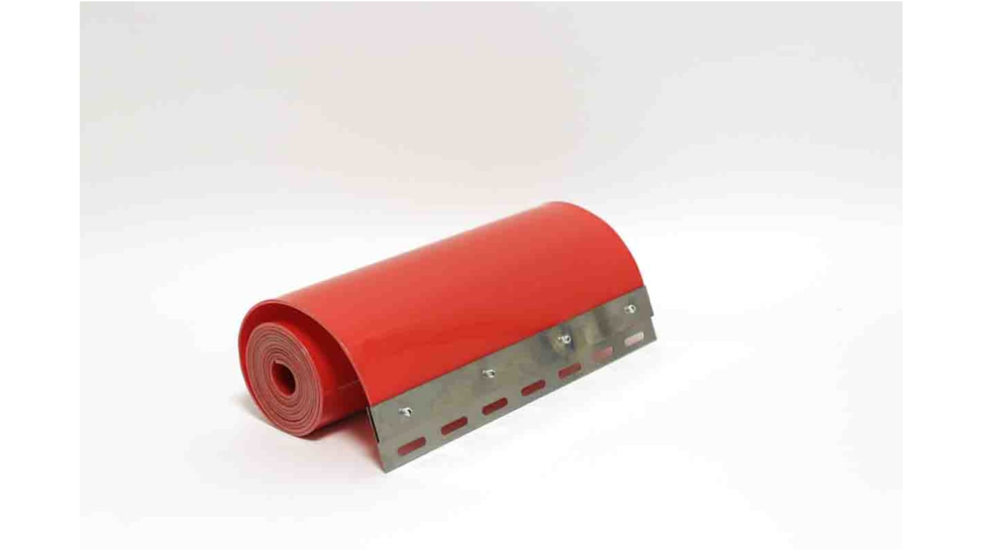 RS PRO Red 3m PVC STRIP CURTAINS for Industrial, 300mm x 3mm