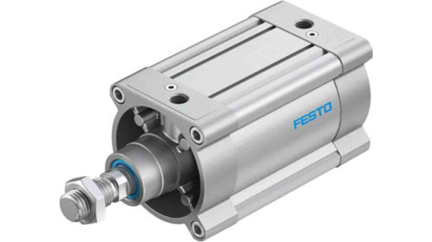 Festo Pneumatic Piston Rod Cylinder - 1804959, 125mm Bore, 80mm Stroke, DSBC Series, Double Acting