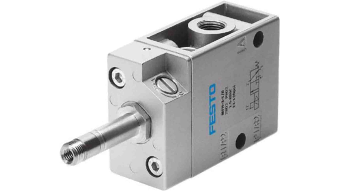 Festo 3/2 Closed, Monostable Solenoid Valve - Electrical G 1/8 MFH Series, 7958