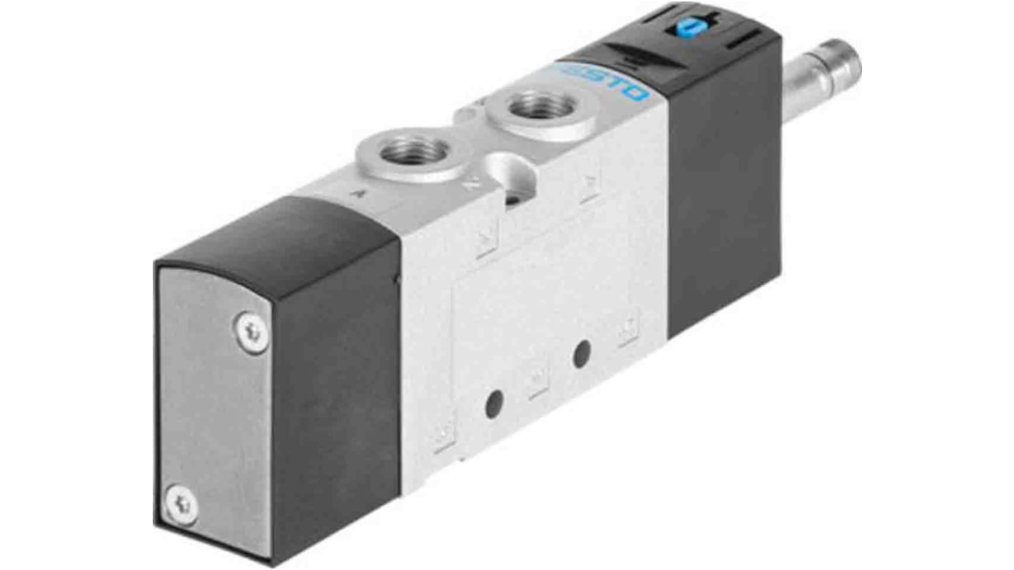 Festo 5/2 Monostable Solenoid Valve - Electrical G 1/4 VUVS Series, 575502