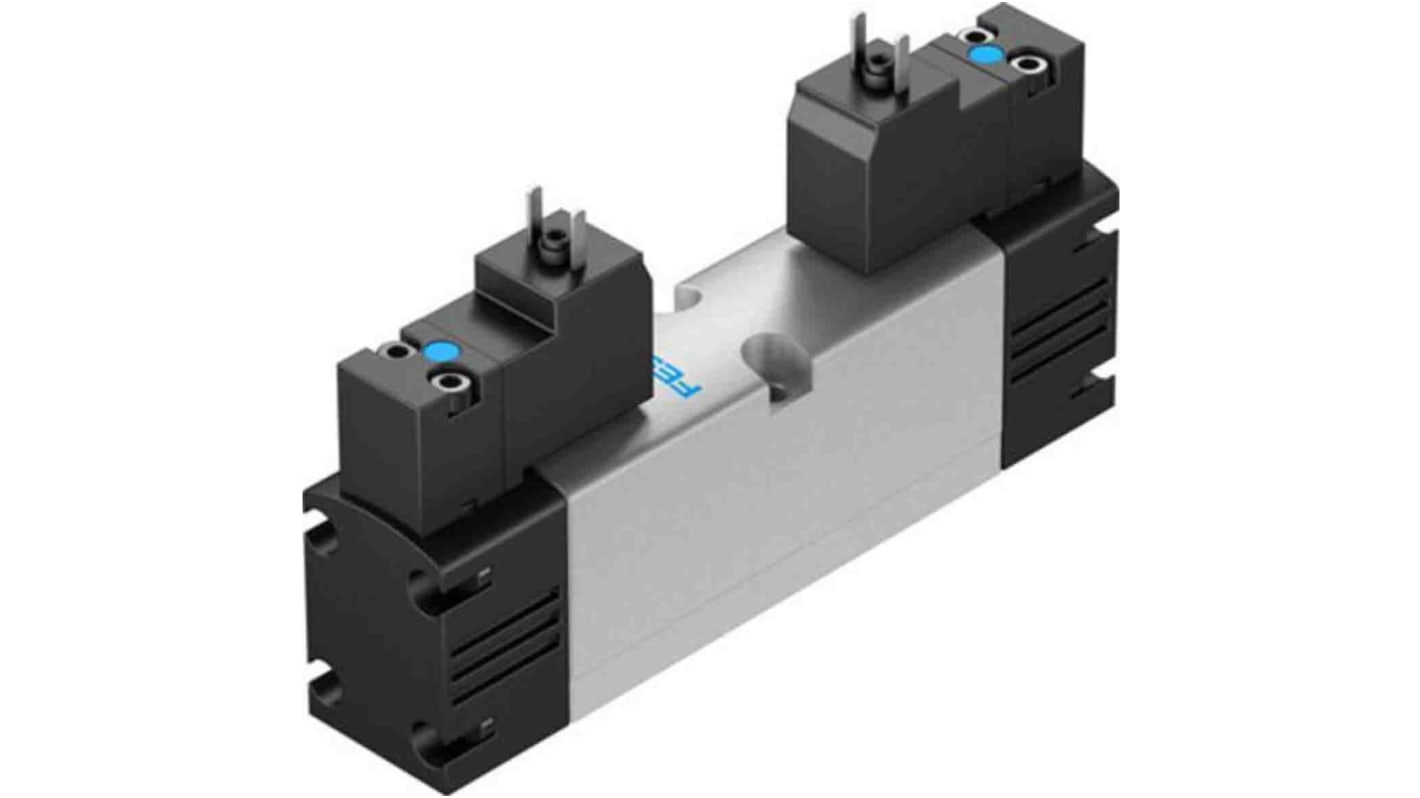 Festo Magnetventil, serie VSVA, 5/3 Closed, Elektrisk, Undersegment