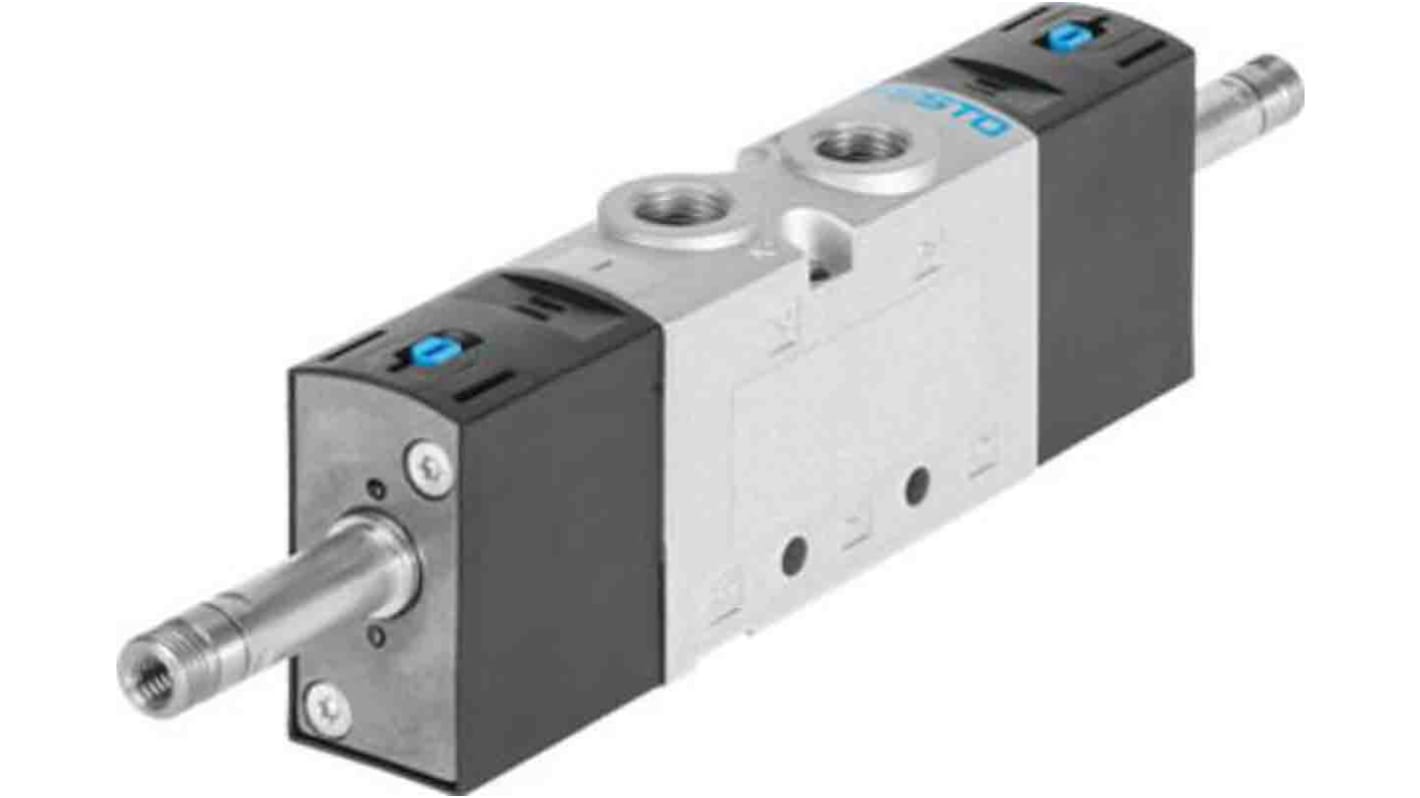 Festo VUVS 575537 Magnetventil 5/3 Closed Verteiler G1/4, Elektrisch-betätigt