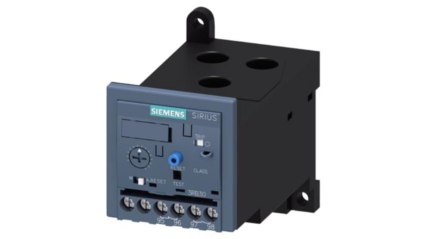 Siemens 3RB Overload Relay, 50 A F.L.C, 4 A Contact Rating, 690 Vac, 3, SIRIUS
