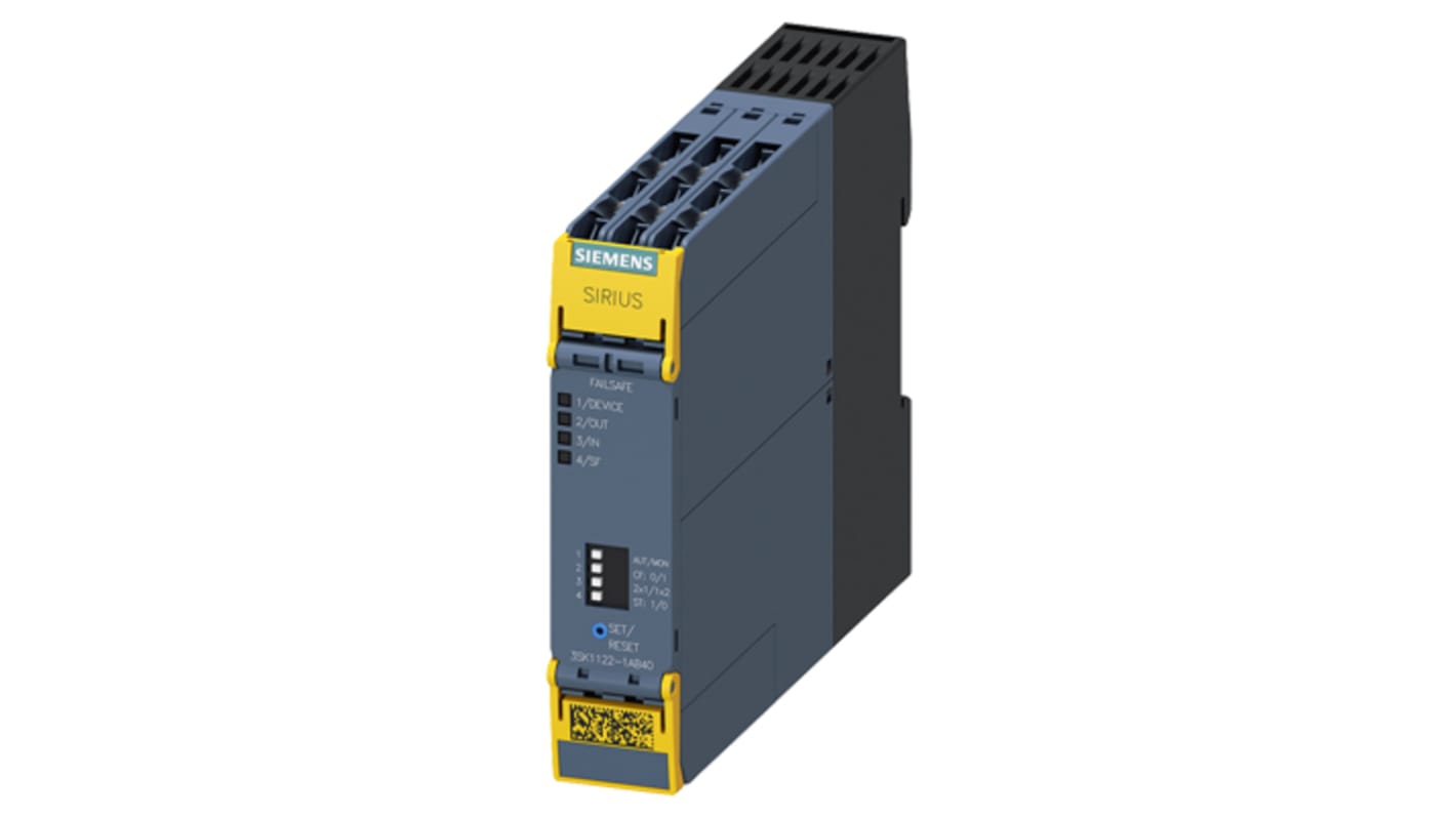 Siemens SIRIUS 3SK1 Expansion Module Safety Relay, 24V dc, Single Channel, 0 Safety Contacts