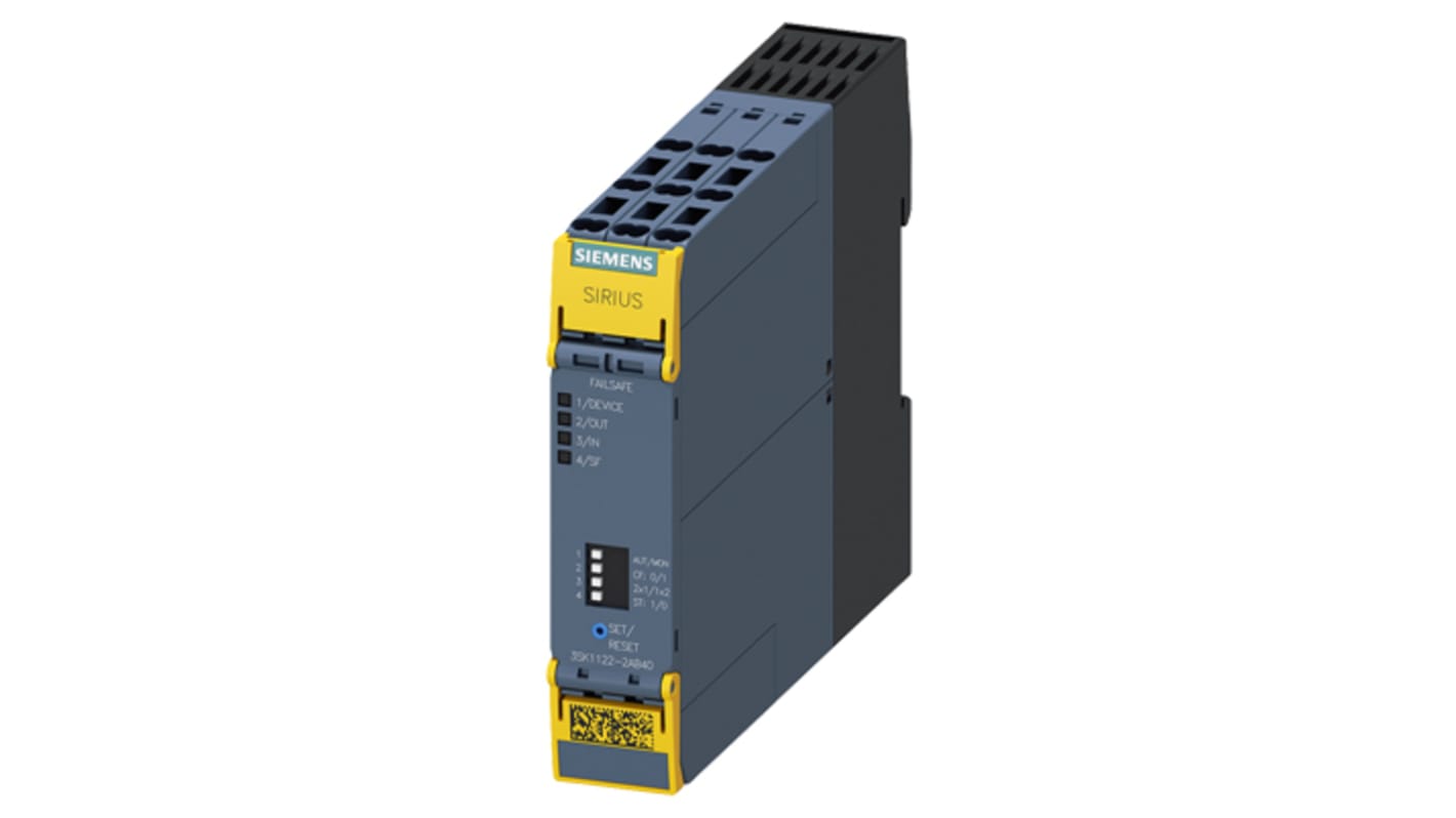 Siemens SIRIUS 3SK1 Expansion Module Safety Relay, 24V dc, Single Channel, 0 Safety Contacts