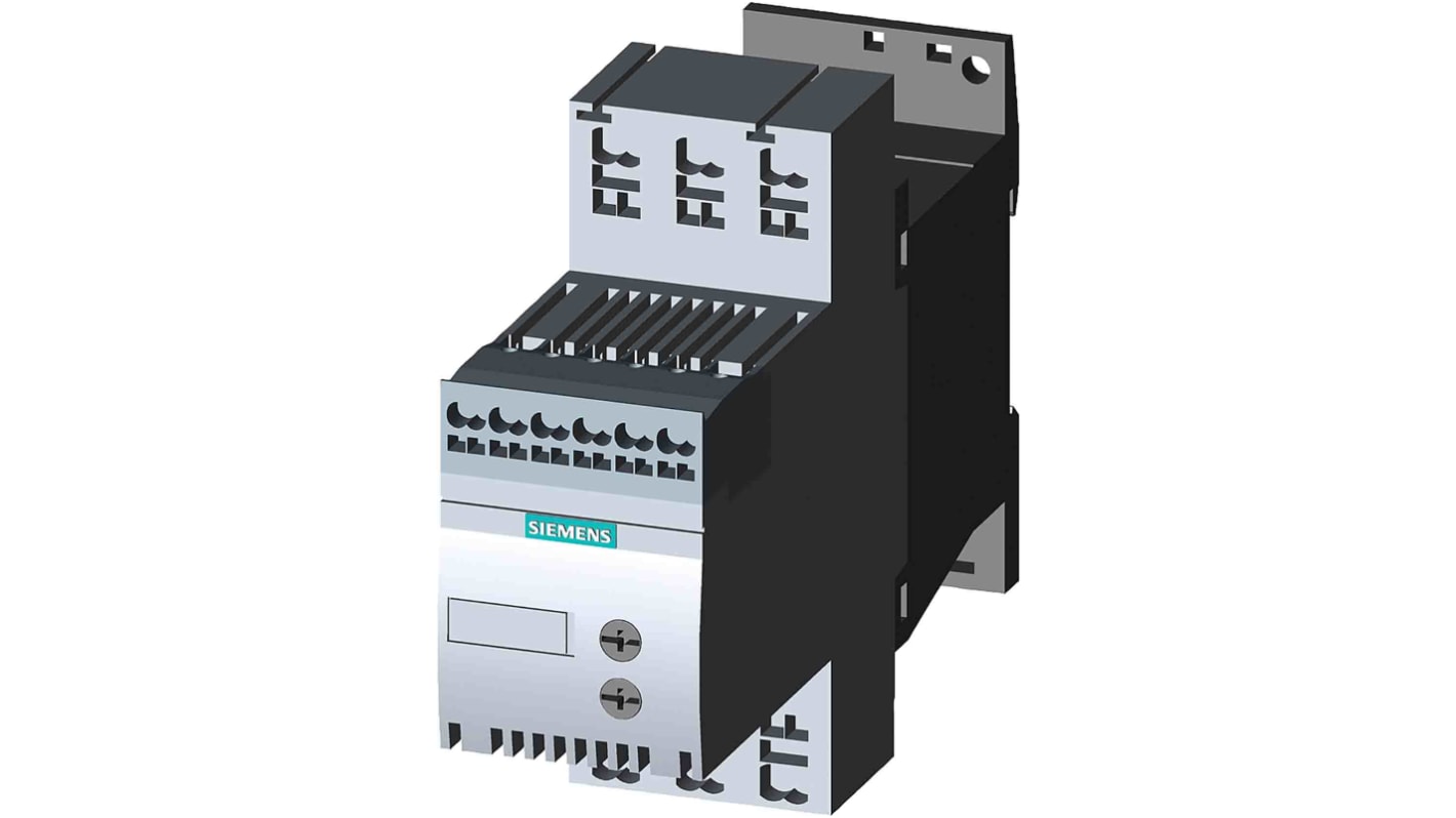 Siemens 3RW3 Sanftstarter 3-phasig 22 kW, 400 V ac / 45 A