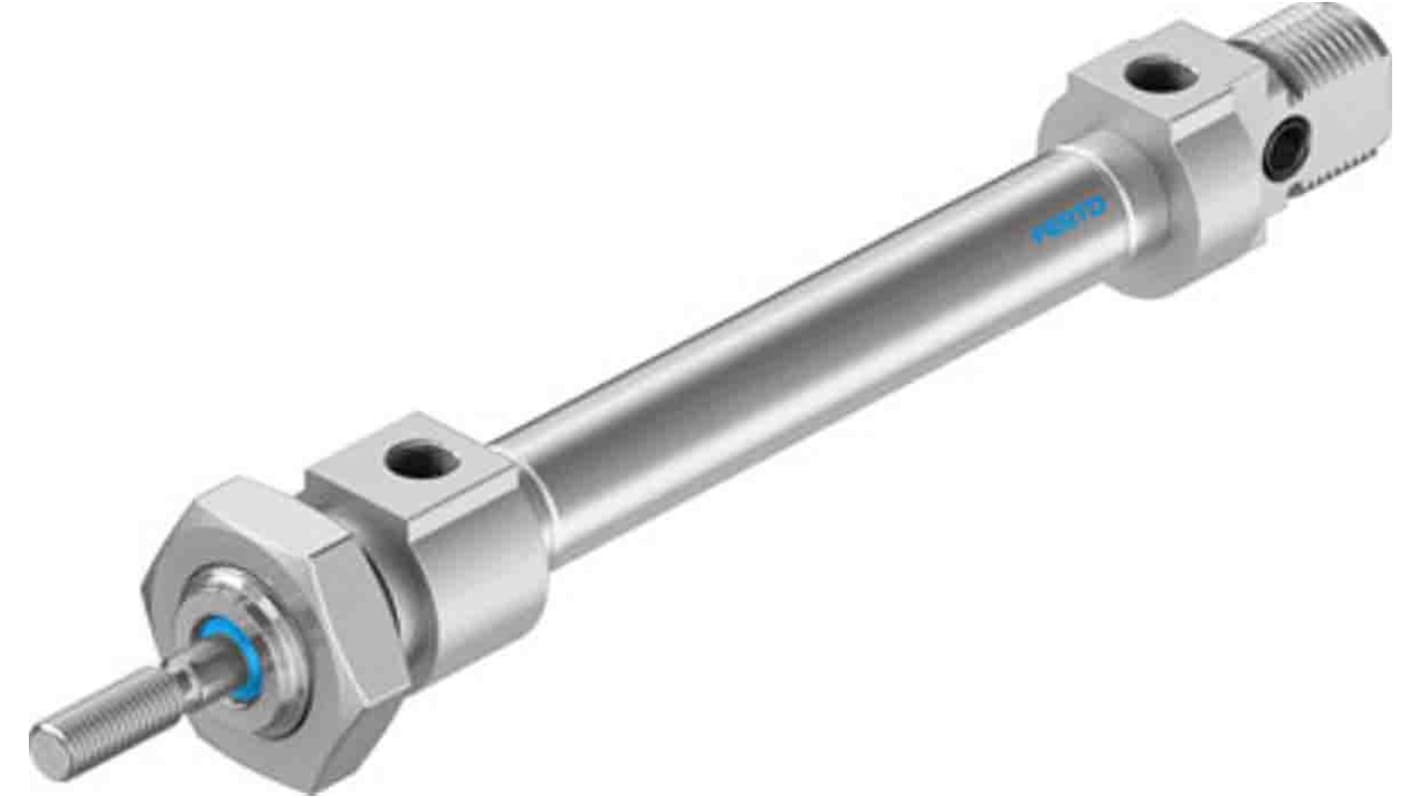 Festo Pneumatic Piston Rod Cylinder - 19179, 8mm Bore, 40mm Stroke, DSNU Series, Double Acting
