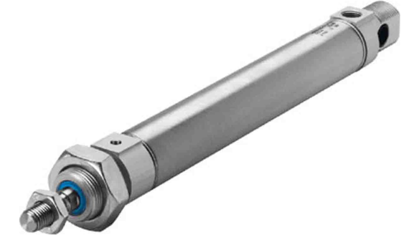 Festo Pneumatic Piston Rod Cylinder - 19267, 20mm Bore, 25mm Stroke, ESNU Series, Single Acting