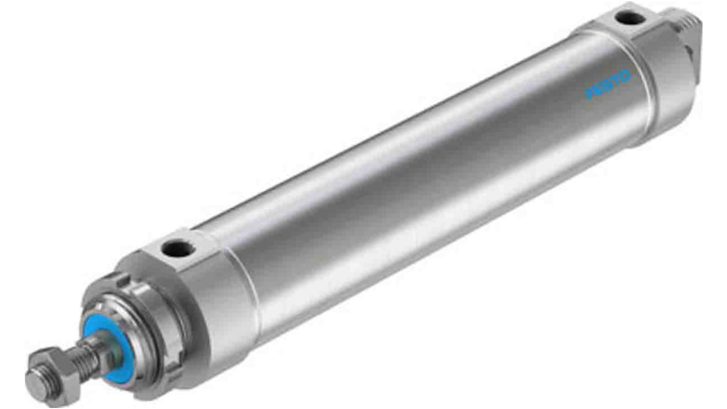 Festo Pneumatic Piston Rod Cylinder - 196058, 63mm Bore, 250mm Stroke, DSNU Series, Double Acting