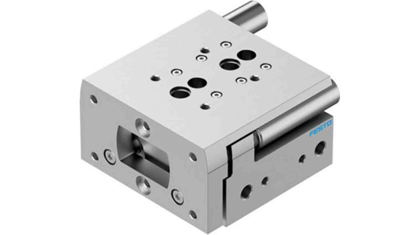 Festo ガイド付シリンダ, ストローク：20mm, ダブル, 8バール, DGST-25-20-PA