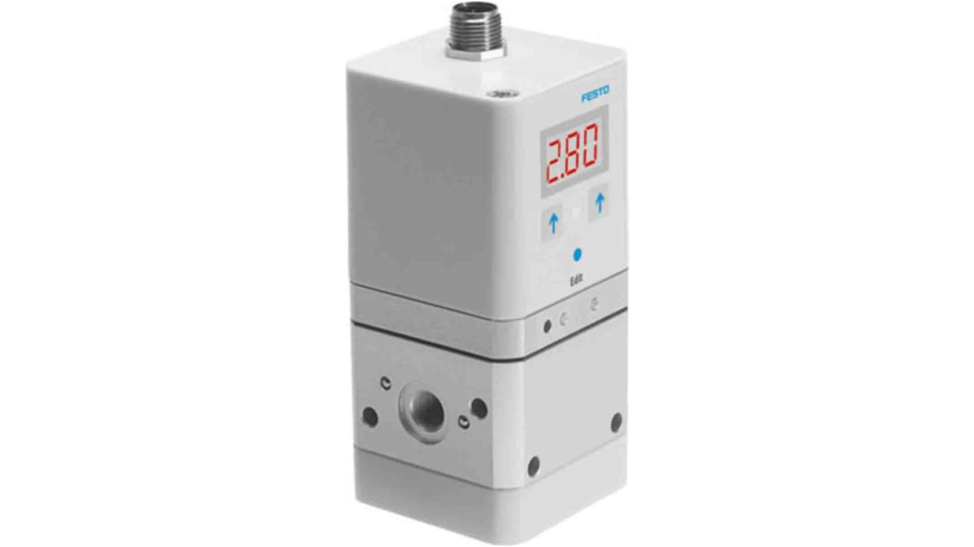 Festo G 1/8 Pneumatic Regulator - 0.1bar to 10bar, 1/8 in, 11bar max. input, 557773