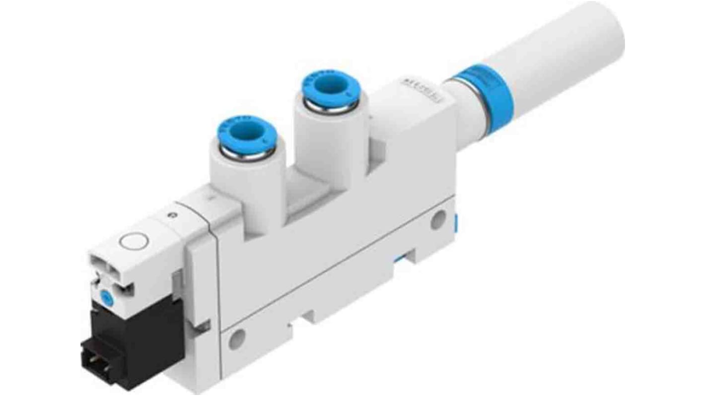 Pompa per vuoto Festo VN-10-L-T3-PQ2-VQ2-RO1-B, Ø ugello 0.95mm, pressione vuoto max -0.89bar, aspirazione max
