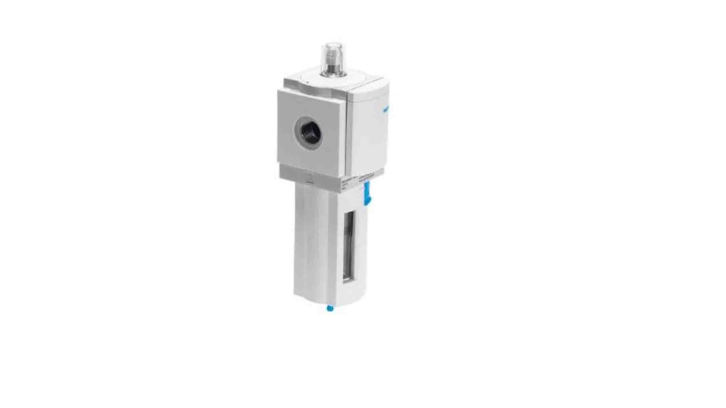 Festo MS series 1μm G 1/4 0bar to 14 bar Pneumatic Filter 360L/min max with Manual drain
