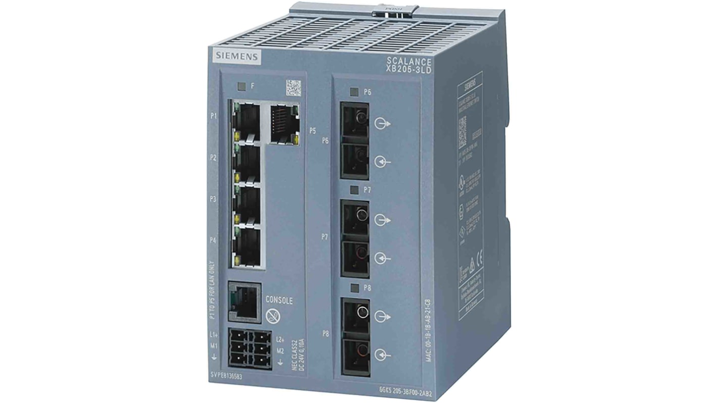 Siemens Managed Switch 8 Port Ethernet Switch