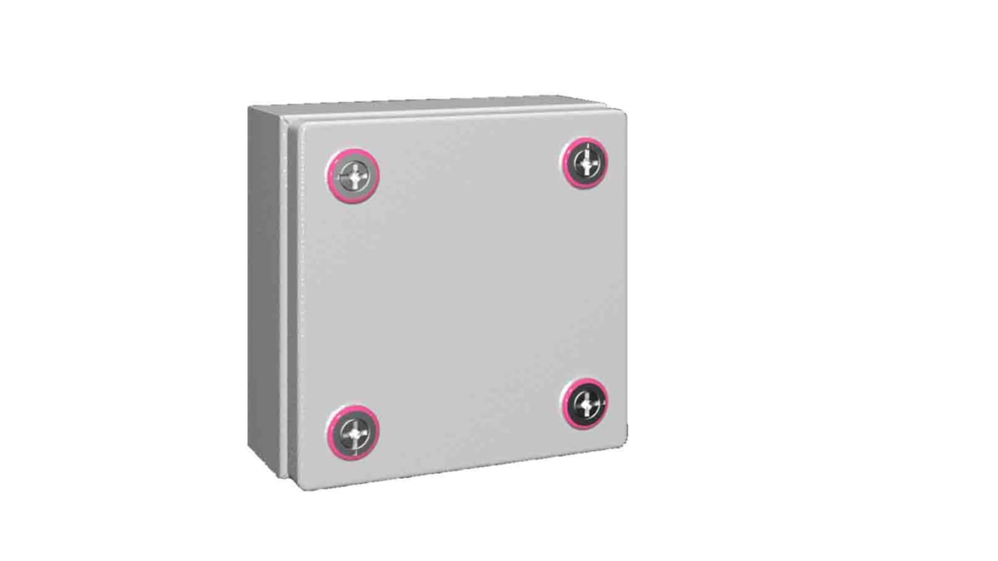 Rittal 壁挂式外壳, 钢主体, RAL7035, IP66, 150 mm高x150 mm宽x80mm深, KX系列