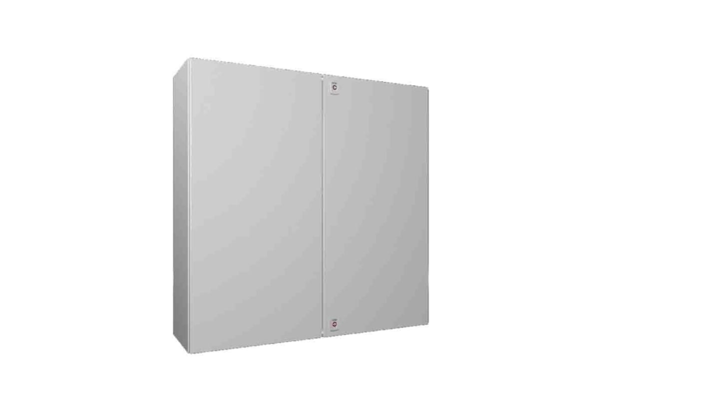 Nástěnná krabice, řada: AX IP55 Ocelový plech RAL7035 1000 x 1000 x 300mm RAL 7035