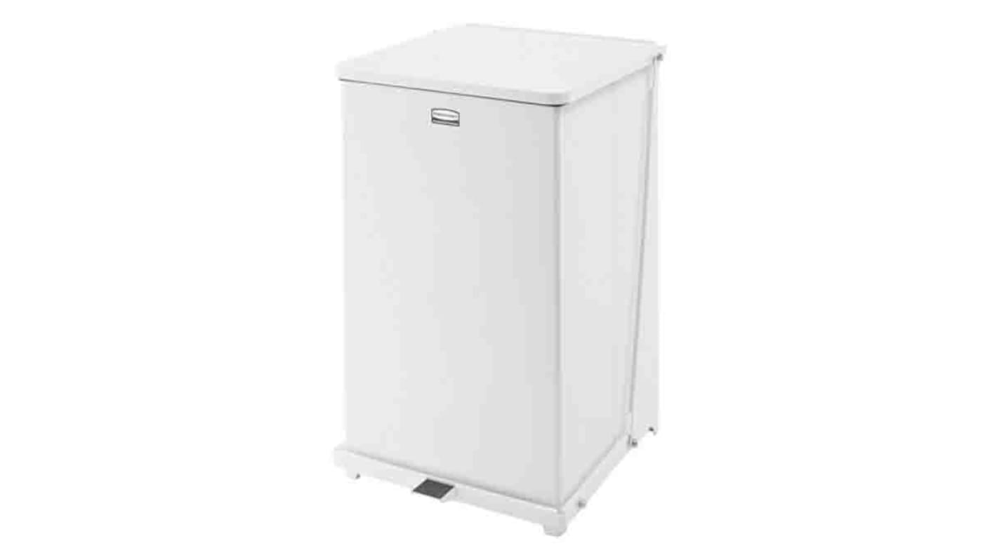 Rubbermaid Commercial Products Defenders® 95L Pedal Galvanised Steel Waste Bin