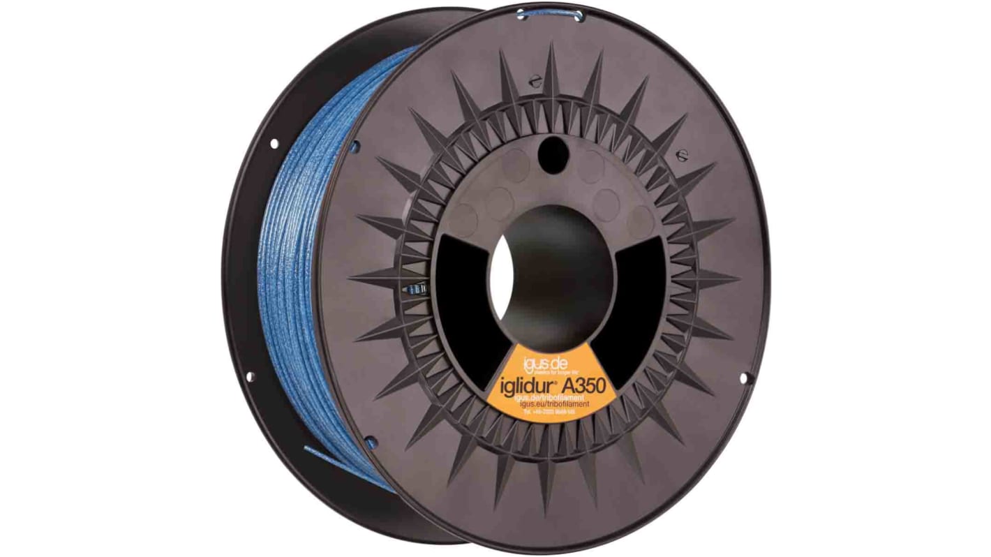 Igus Iglidur A350-PF 3D-Drucker Filament, Blau, 1.75mm, FDM, 750g