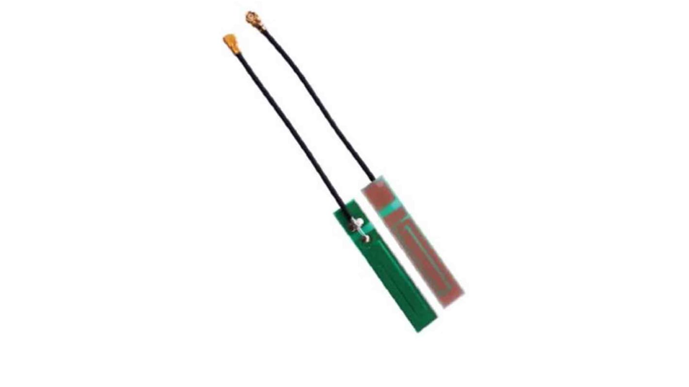 Omnidirectionnelle Antenne multibande Siretta ECHO35/0.1M/IPEX/S/S/17 PCB, Interne Femelle IPEX 2dBi 2G (GSM/GPRS), 3G