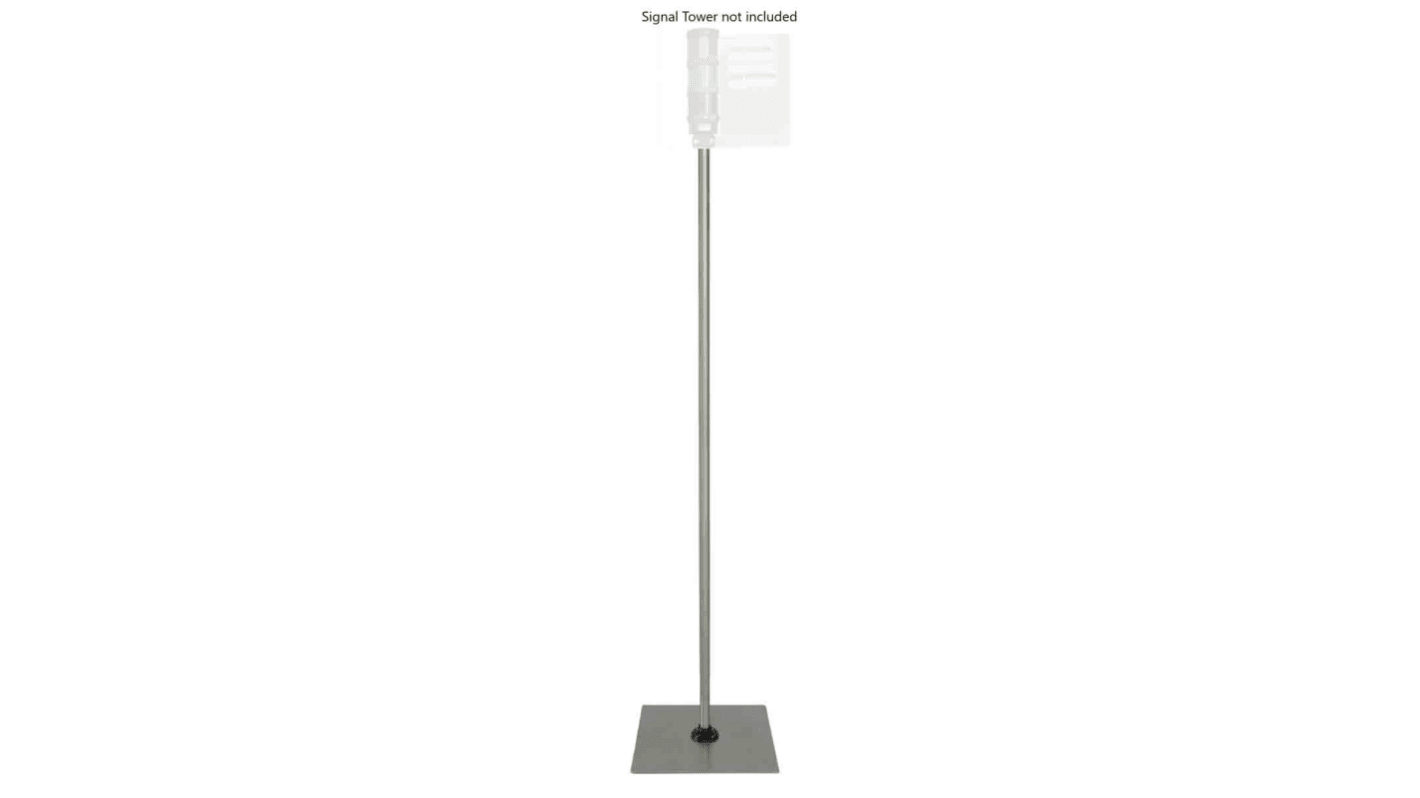 Werma KombiSIGN 72 Series Floor Stand for Use with KombiSIGN 72 Pre-Assembled Signal Tower