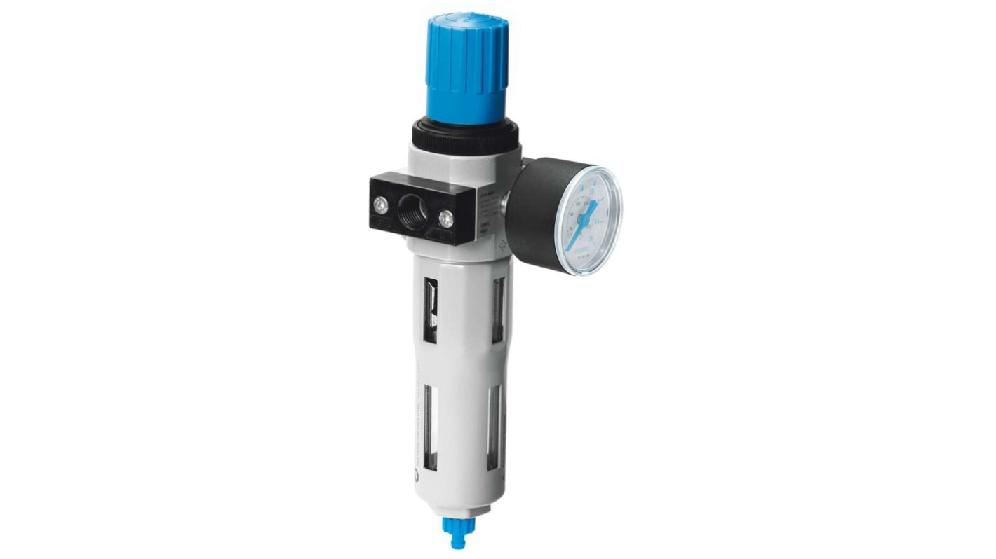 Festo LFR 162719 5μm Filterregler manuell, Anschluss G1/4, 1bar bis 16 bar
