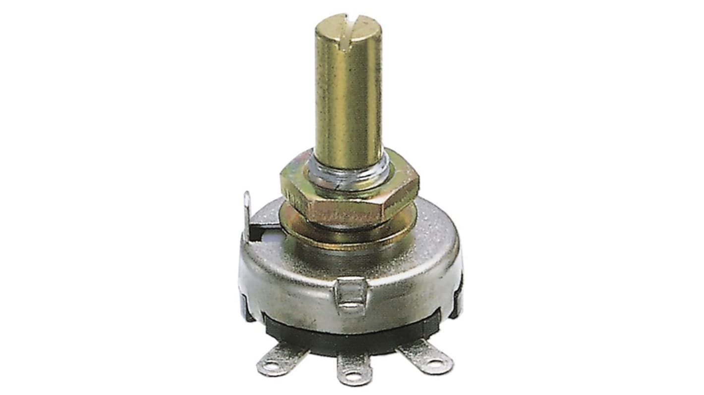 Potencjometr 5kΩ typ Obrotowy Nidec Components średnica wału 5 mm 0.25W