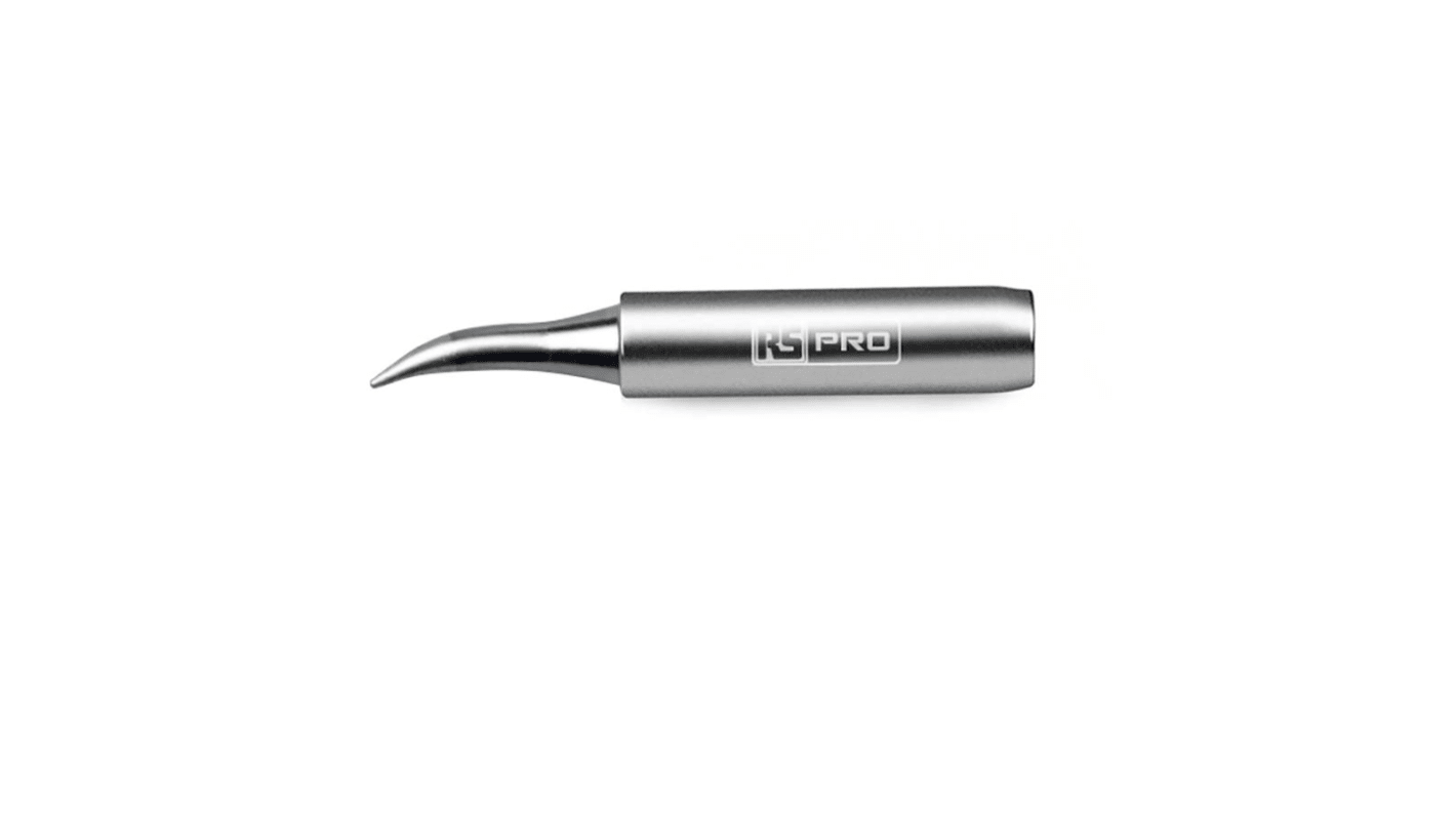 RS PRO 0.2 mm Bent Conical Soldering Iron Tip for use with RS PRO Soldering Irons & Stations