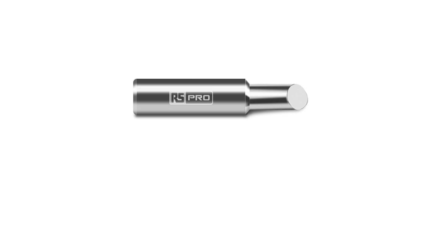 RS PRO 6.4 mm Straight Hoof Soldering Iron Tip for use with RS PRO Soldering Irons
