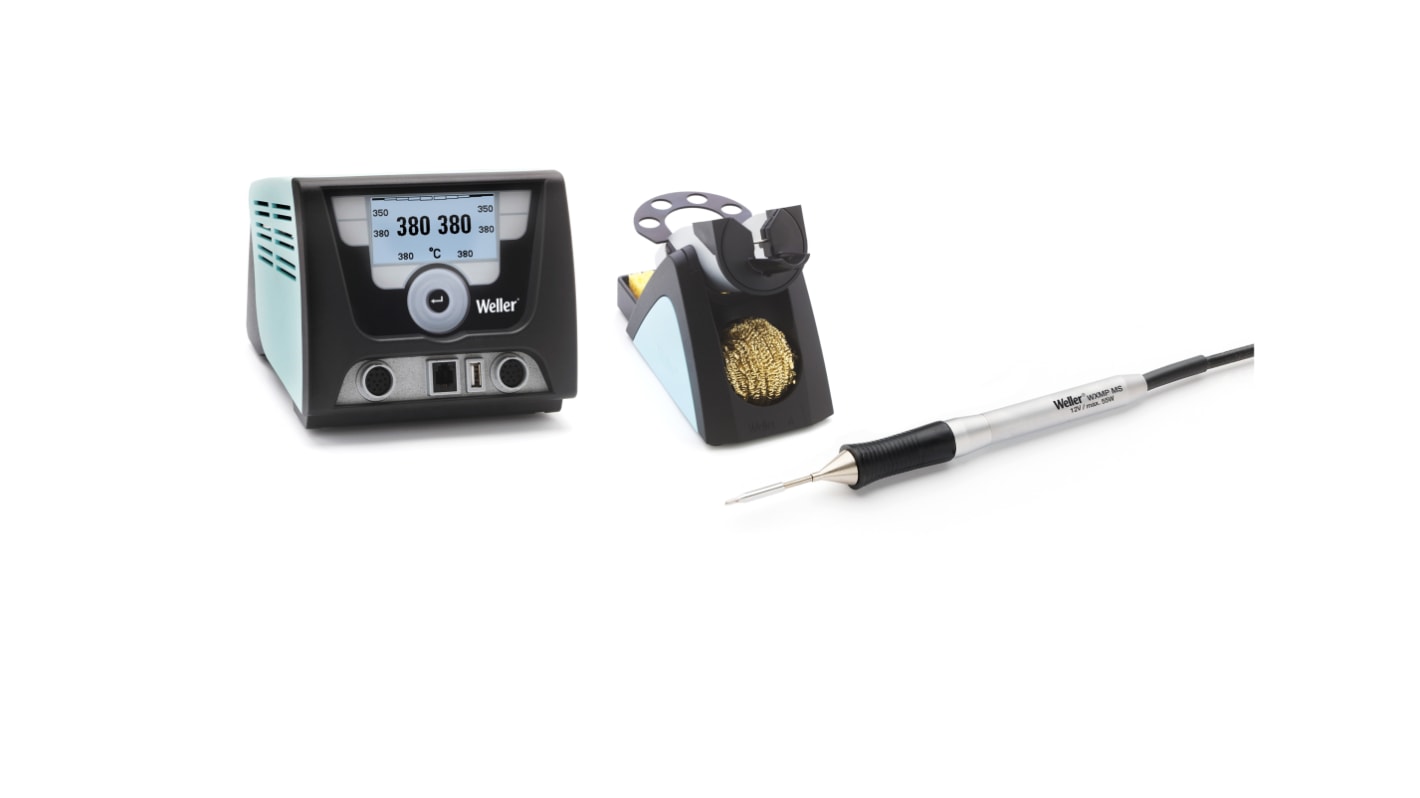 Bundle stazione di saldatura Weller WX 2010, Saldatura, 203W, 2 uscite, '+550°C, 230V