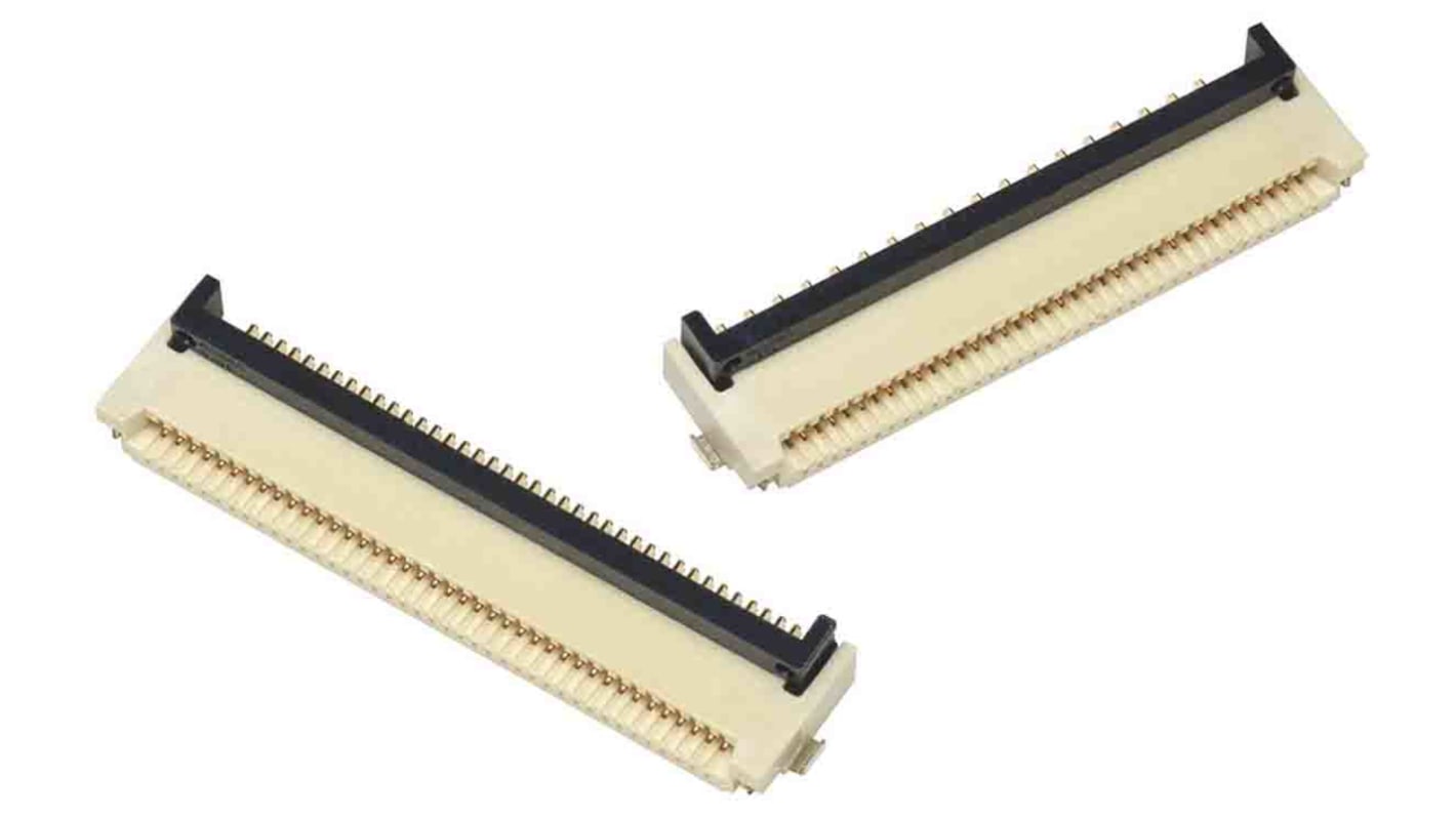 オムロン FPC/FFC コネクタ, 34極, 0.5mm, ケーブルマウント