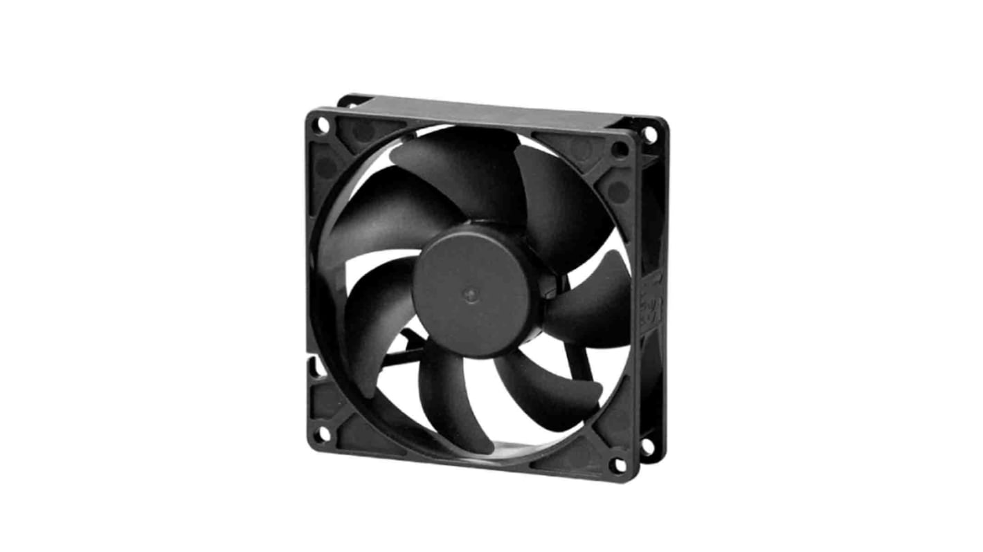 Sunon Axial Fan, 12 V dc, DC Operation, 39.5cfm, 960mW, 92mA Max, IP20, 92 x 92 x 25mm