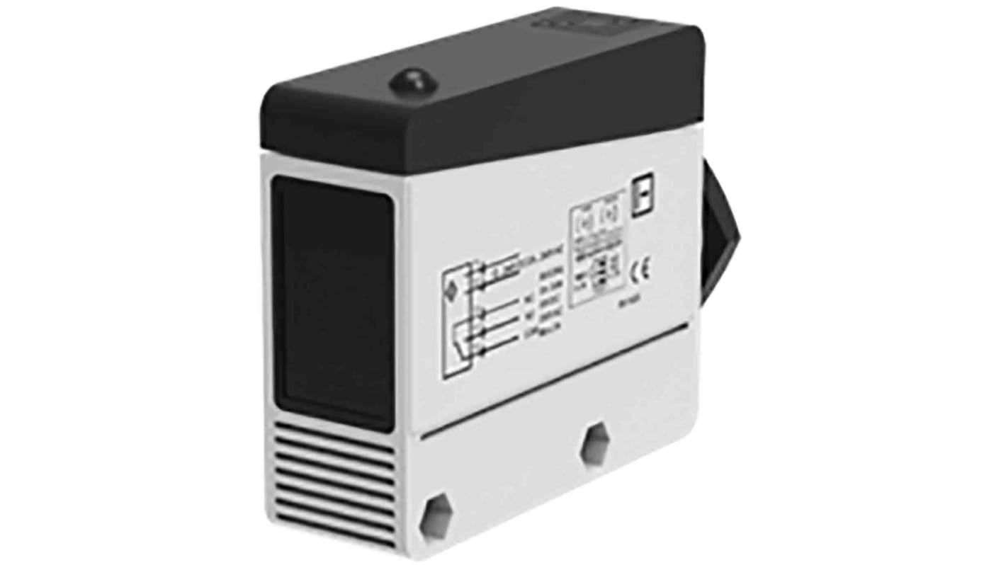 Rs-Online Sensore fotoelettrico Rettangolare RS PRO a riflessione diffusa rilevamento 2 m uscita NPN NA + NC