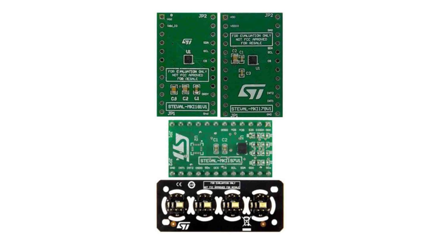klasifikace: Vyhodnocovací sada for STEVAL-MKIT01V2, pro použití s: STEVAL-MKIT01V2 MEMS sensor sample kit