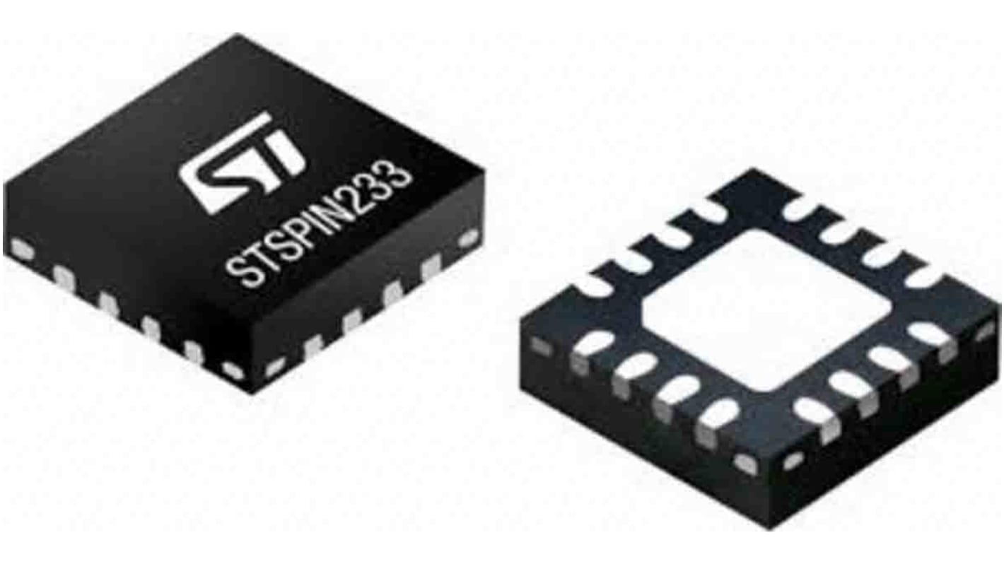 STMicroelectronics STSPIN250, DC DC Motor Driver, 12 V 2.6A 16-Pin, VFQFPN 3 x 3 x 1.0 - 16L