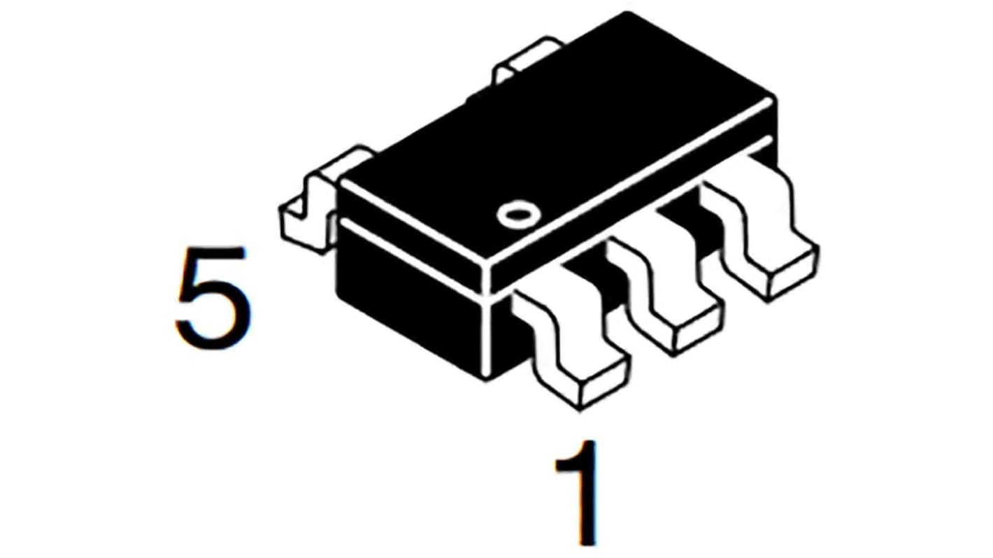 Amplificatore operazionale onsemi, , SMD, alimentazione singola, SOT-23, TSOP