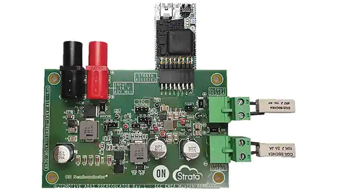 onsemi Strata Enabled Multi-Sensor Board for LC717A10AR, LV0104CS, NCT72 Strata
