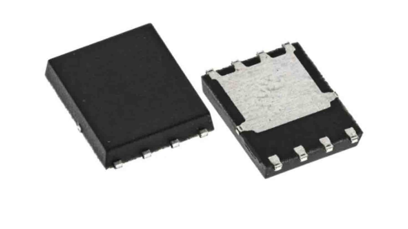 N-Channel MOSFET Transistor, 365 A, 25 V, 8-Pin DFN onsemi NTMFS0D8N02P1ET1G