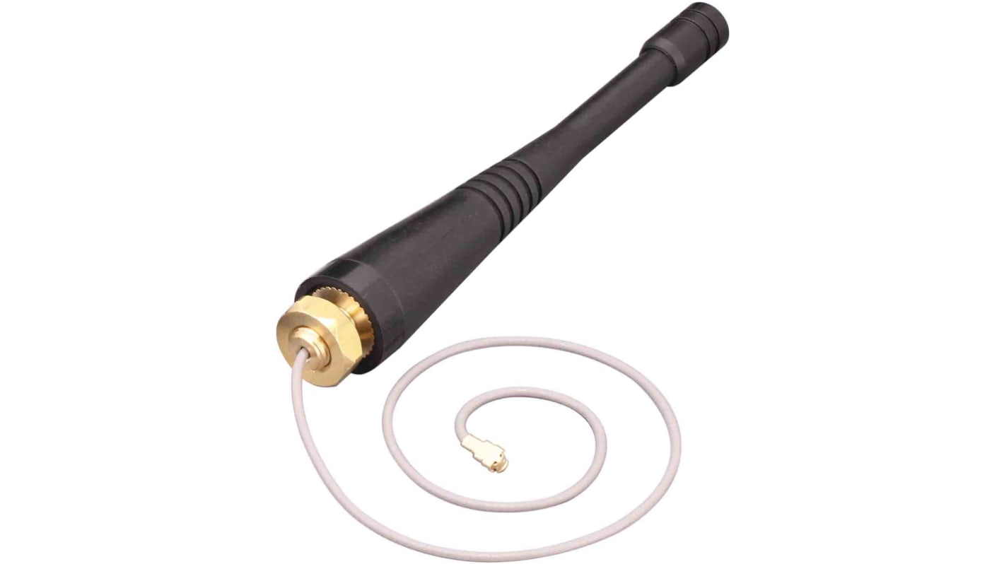 Linx ANT-B20-PW-QW-UFL Whip WiFi Antenna with UFL Connector, 2G (GSM/GPRS), 3G (UTMS), 4G (LTE)