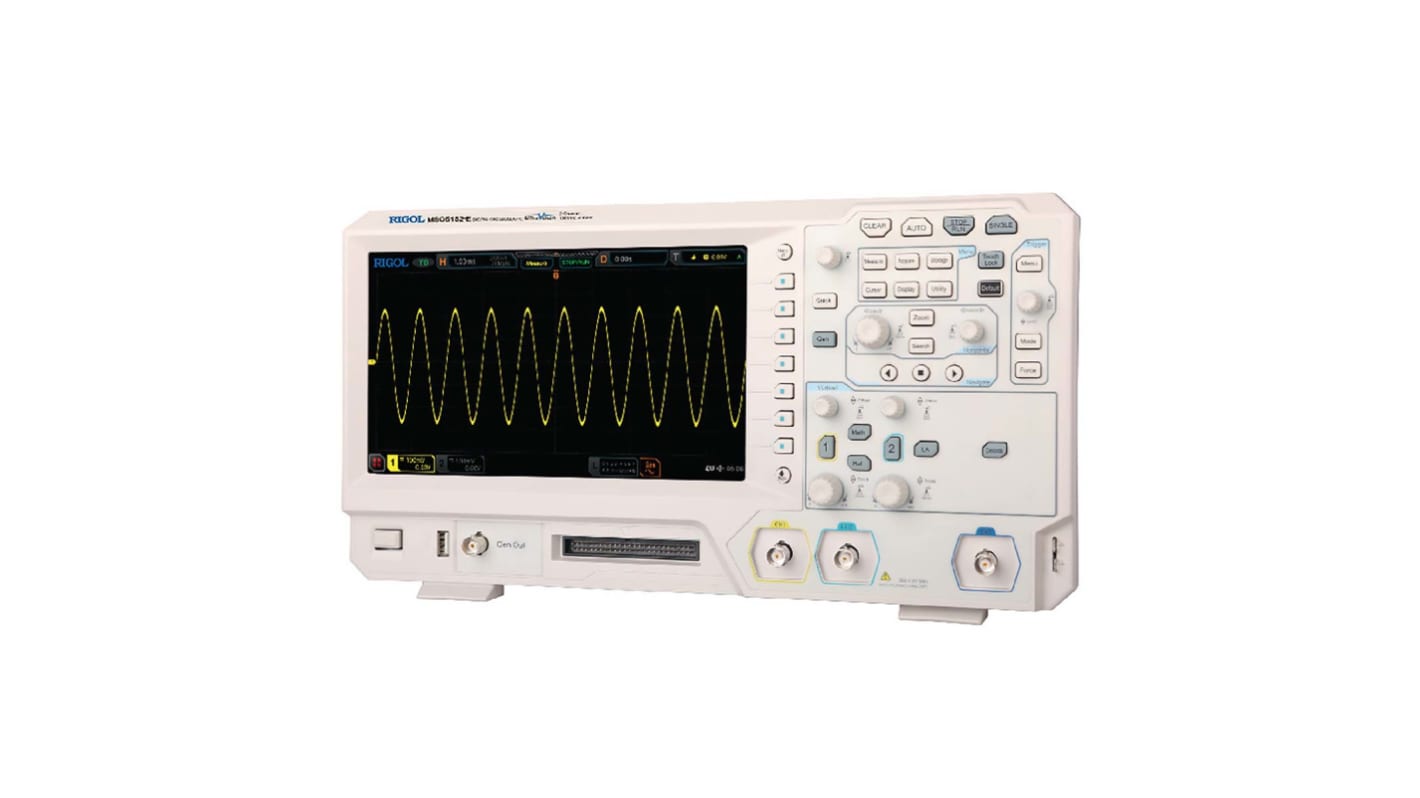 RIGOL, ミックスドシグナル, ベンチ オシロスコープ, 150MHz 2アナログチャネル 16デジタルチャネル